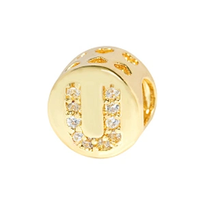 letter charms for jewelry making spacer beads beaded bracelets with letters golden letter beads of spacer charm pave spacer