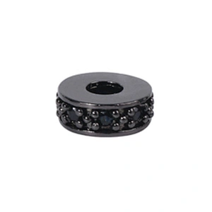 Copper Spacer Jewelry Making Micro Pave Zircon Charms Spacers for Jewelry Making DIY Spacers CZ Beads
