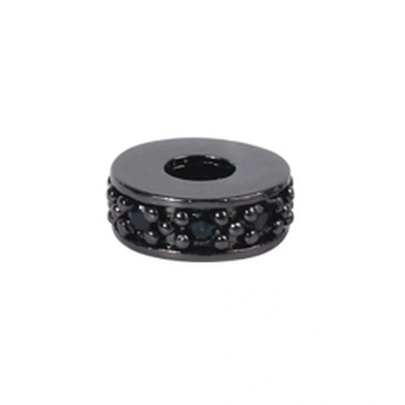 Copper Spacer Jewelry Making Micro Pave Zircon Charms Spacers for Jewelry Making DIY Spacers CZ Beads