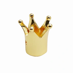 Brass Crown Beads Necklace Bracelet Accessories DIY Jewelry Charm Jewelry Findings & Components Raw Materials For Jewelry Making