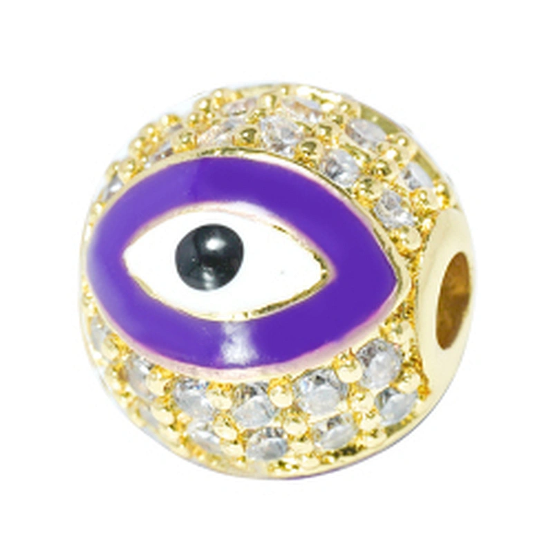 spacers jewelry parts beads accessories cz beads round spacer beads for jewelry making micro pave spacer diy jewelri charming
