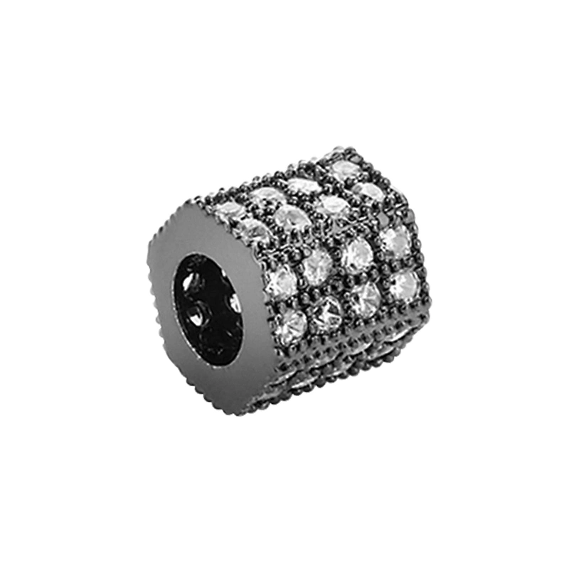 Cubic Jewelry Parts  Beads Spacer Bracelet Polygon Large Hole Beads Necklace Beads DIY Jewelry Charms Charms For Jewelry Making