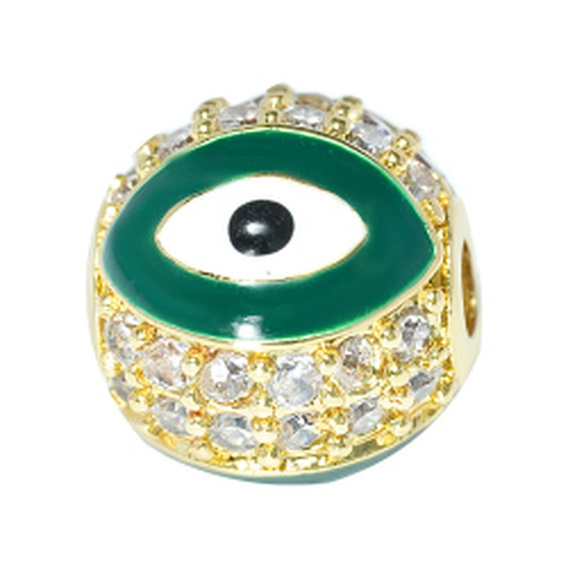 spacers jewelry parts beads accessories cz beads round spacer beads for jewelry making micro pave spacer diy jewelri charming