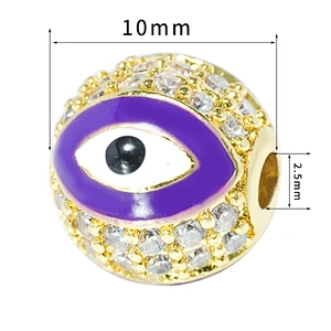 spacers jewelry parts beads accessories cz beads round spacer beads for jewelry making micro pave spacer diy jewelri charming