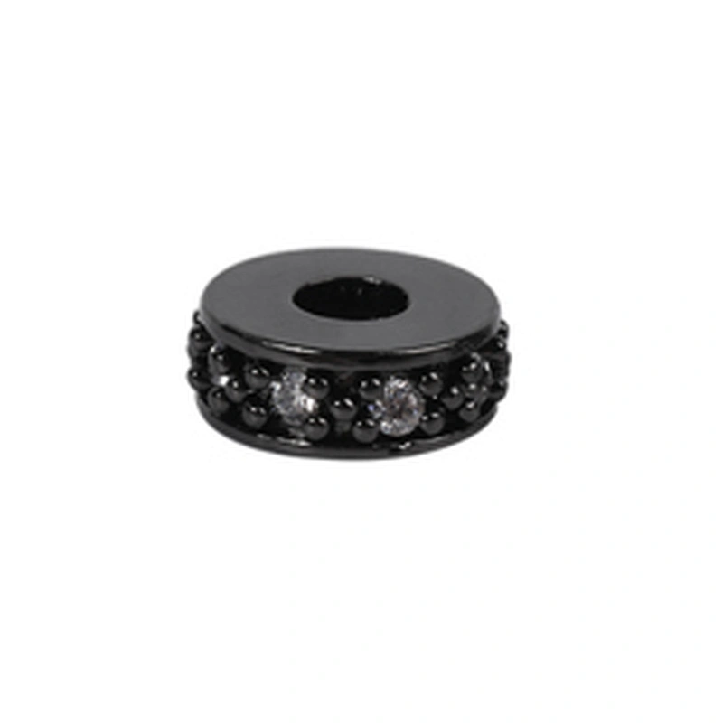 Copper Spacer Jewelry Making Micro Pave Zircon Charms Spacers for Jewelry Making DIY Spacers CZ Beads