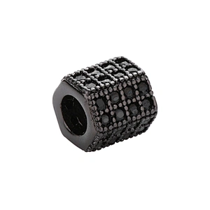 Cubic Jewelry Parts  Beads Spacer Bracelet Polygon Large Hole Beads Necklace Beads DIY Jewelry Charms Charms For Jewelry Making