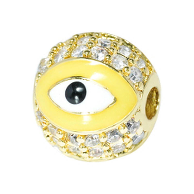 spacers jewelry parts beads accessories cz beads round spacer beads for jewelry making micro pave spacer diy jewelri charming