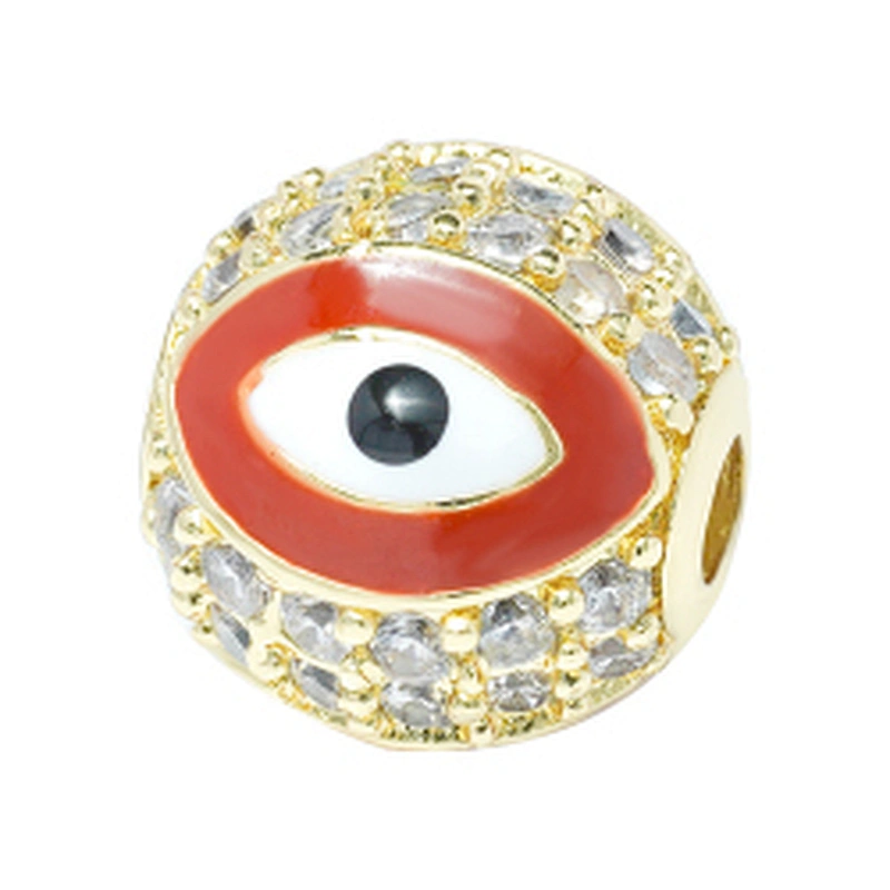 spacers jewelry parts beads accessories cz beads round spacer beads for jewelry making micro pave spacer diy jewelri charming