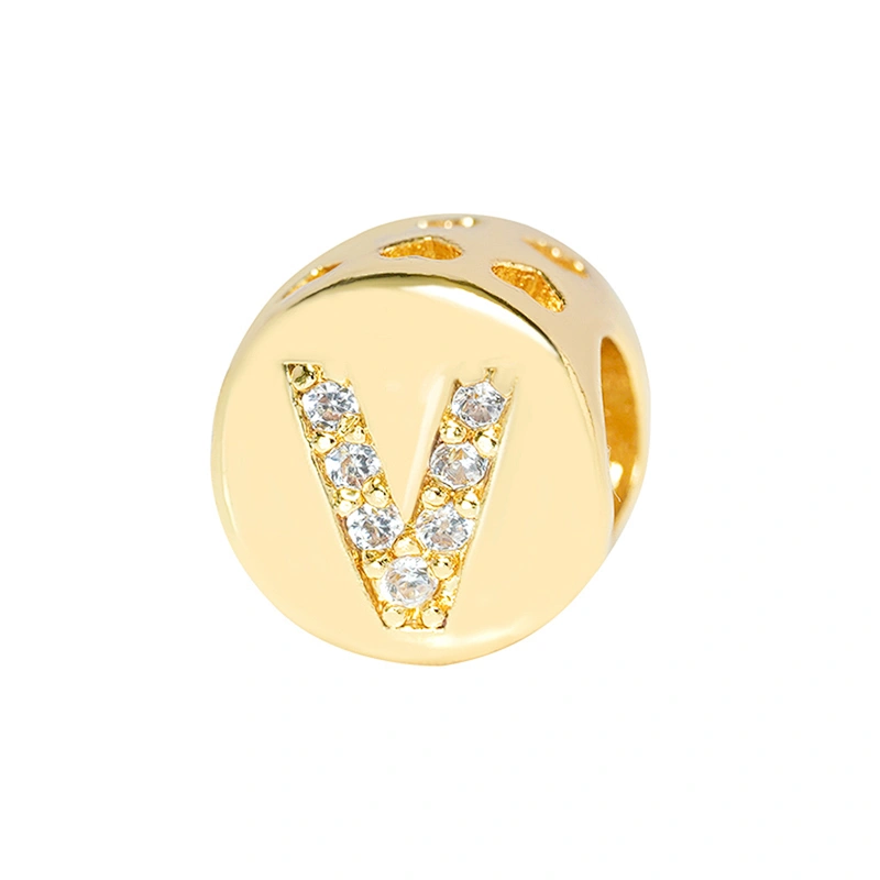 letter charms for jewelry making spacer beads beaded bracelets with letters golden letter beads of spacer charm pave spacer