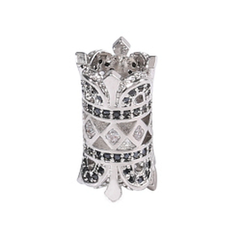 CZ Beads Earring Findings Jewelry Making Supplies Flower Pave Tube Beads Jewelry Tube Beads Components Jewelry Making