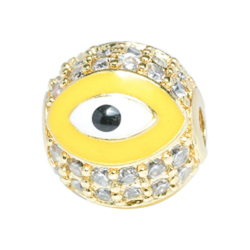 spacers jewelry parts beads accessories cz beads round spacer beads for jewelry making micro pave spacer diy jewelri charming
