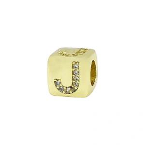 Alphabet Bead  Micro Pave Connectors  Bracelet DIY  Brass CZ Zirconia Beads Bracelet Accessories Letter Beads For Jewelry Making