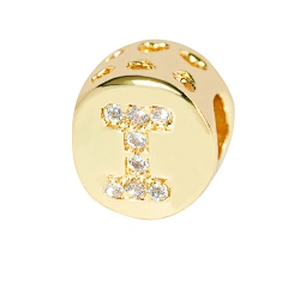 letter charms for jewelry making spacer beads beaded bracelets with letters golden letter beads of spacer charm pave spacer