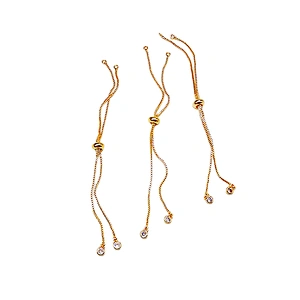 CZ Copper Wire  Bracelet Jewellery Making Materials  Bracelet Accessories  Brass  Bulk Chain Gold Plated Wire For Jewelry Making
