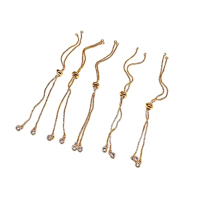 CZ Copper Wire  Bracelet Jewellery Making Materials  Bracelet Accessories  Brass  Bulk Chain Gold Plated Wire For Jewelry Making