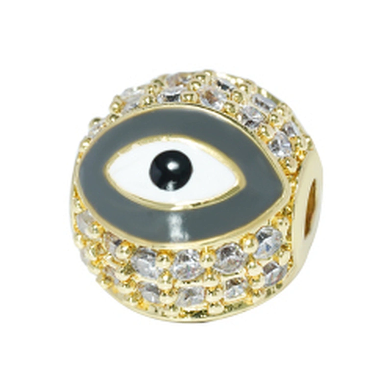 spacers jewelry parts beads accessories cz beads round spacer beads for jewelry making micro pave spacer diy jewelri charming