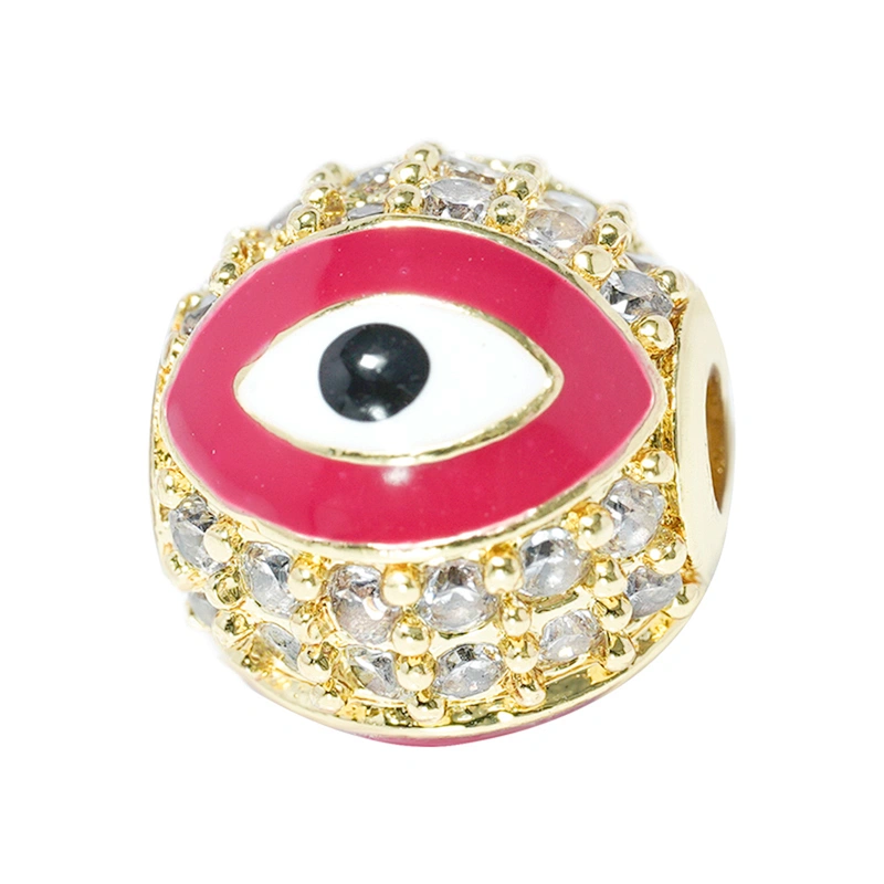 spacers jewelry parts beads accessories cz beads round spacer beads for jewelry making micro pave spacer diy jewelri charming