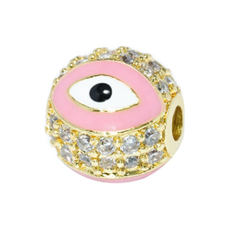 spacers jewelry parts beads accessories cz beads round spacer beads for jewelry making micro pave spacer diy jewelri charming