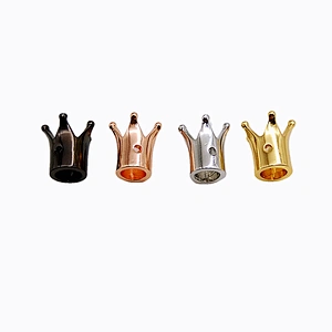 Brass Crown Beads Necklace Bracelet Accessories DIY Jewelry Charm Jewelry Findings & Components Raw Materials For Jewelry Making