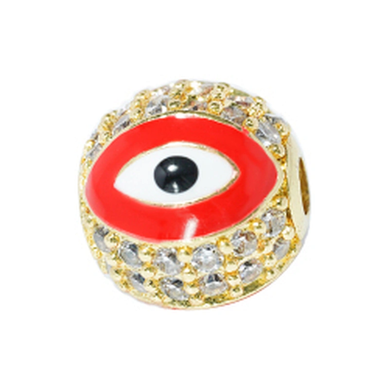 spacers jewelry parts beads accessories cz beads round spacer beads for jewelry making micro pave spacer diy jewelri charming