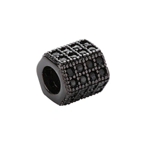 Cubic Jewelry Parts  Beads Spacer Bracelet Polygon Large Hole Beads Necklace Beads DIY Jewelry Charms Charms For Jewelry Making