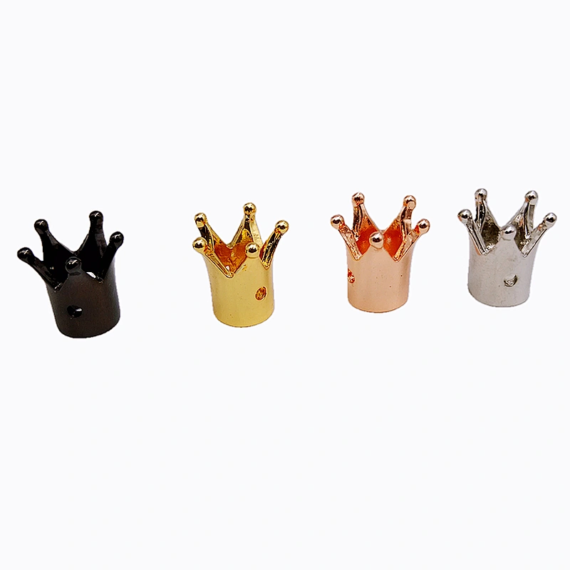 Brass Crown Beads Necklace Bracelet Accessories DIY Jewelry Charm Jewelry Findings & Components Raw Materials For Jewelry Making
