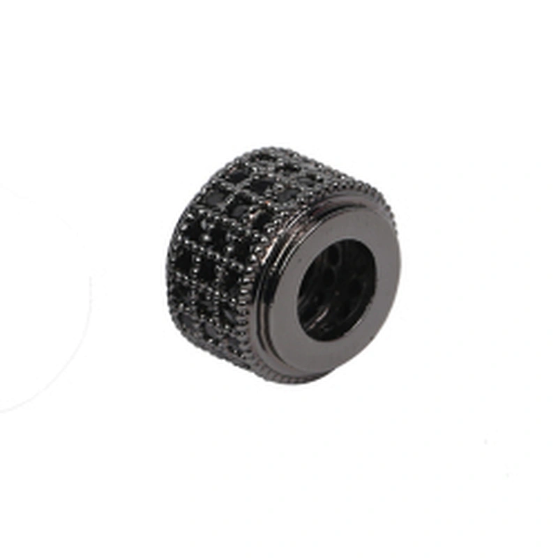 CZ Jewellery Making Supplies DIY Brass Geometric Polygon Beads Copper Necklace Beads Tube Beads Designer Charms For DIY Bracelet