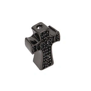 Cross Charms Brass Jewellery Beads  Micro Pave Connectors Jewelry Findings Charm Earrings Material  Pendants For Bracelet making