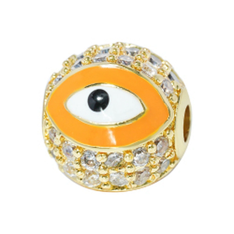 spacers jewelry parts beads accessories cz beads round spacer beads for jewelry making micro pave spacer diy jewelri charming