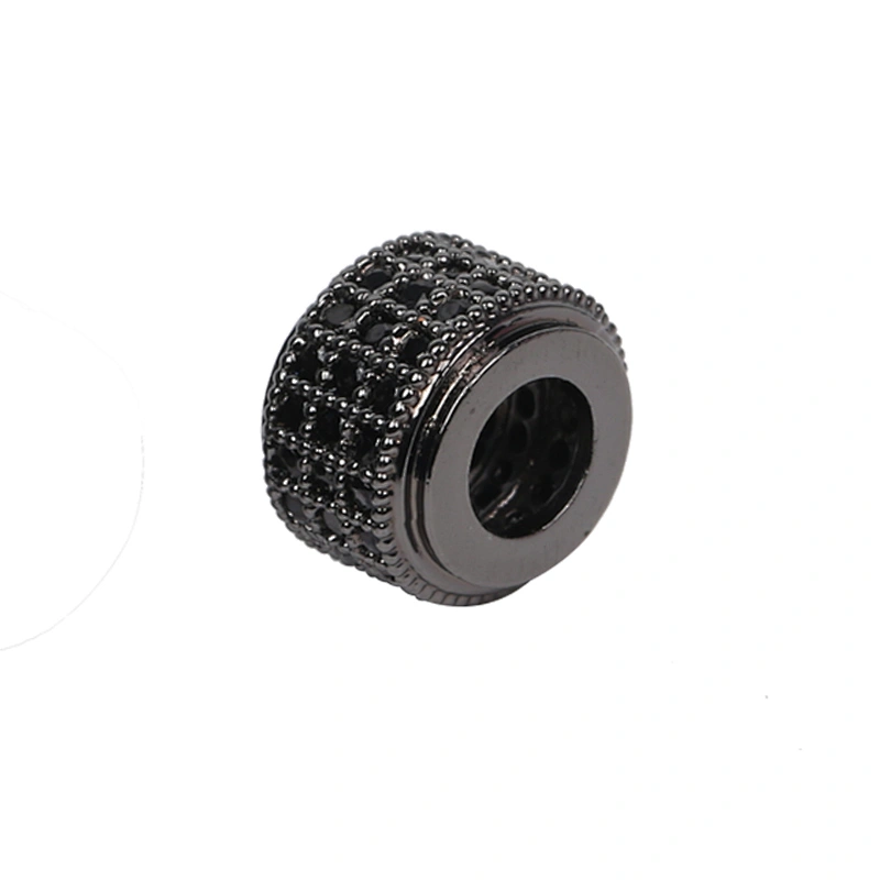 CZ Jewellery Making Supplies DIY Brass Geometric Polygon Beads Copper Necklace Beads Tube Beads Designer Charms For DIY Bracelet