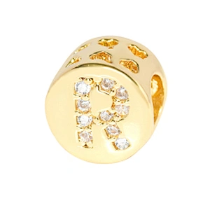 letter charms for jewelry making spacer beads beaded bracelets with letters golden letter beads of spacer charm pave spacer