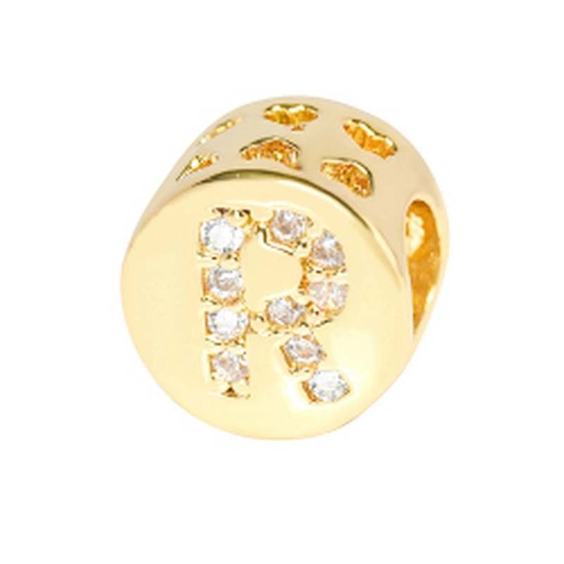 letter charms for jewelry making spacer beads beaded bracelets with letters golden letter beads of spacer charm pave spacer