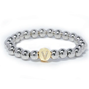 letter charms for jewelry making spacer beads beaded bracelets with letters golden letter beads of spacer charm pave spacer