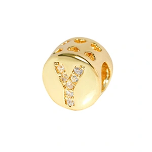 letter charms for jewelry making spacer beads beaded bracelets with letters golden letter beads of spacer charm pave spacer