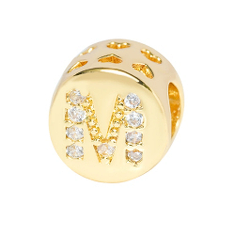 letter charms for jewelry making spacer beads beaded bracelets with letters golden letter beads of spacer charm pave spacer