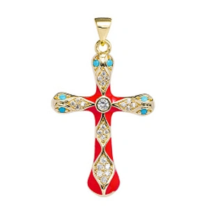 Beautiful Style Snake Pendants Bracelet Necklace Pendant Charms DIY Bracelet Making Jewelry CZ Snake Head Cross Pendants Charms