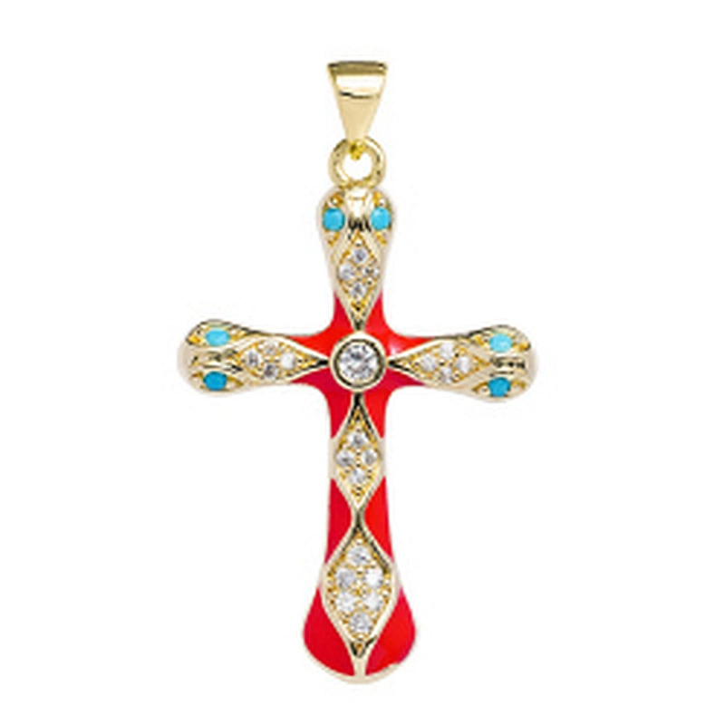 Beautiful Style Snake Pendants Bracelet Necklace Pendant Charms DIY Bracelet Making Jewelry CZ Snake Head Cross Pendants Charms