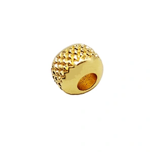 CZ Pineapple Beads Micro Brass Bracelet Accessories Jewelry Findings & Components Large Bead Jewelry Charms For Jewelry Findings