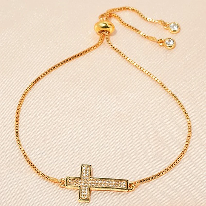 gold plated bracelet women pave bracelets cubic zirconia bracelet pulseras mujer pulseira accessories supplies for jewelry
