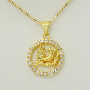 New Design bracelet necklace pendant charms for bracelet making jewelry CZ 12 Constelation Pendant Charms
