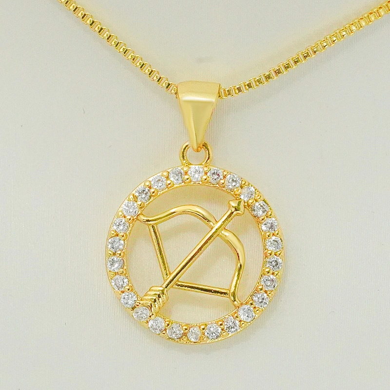 New Design bracelet necklace pendant charms for bracelet making jewelry CZ 12 Constelation Pendant Charms