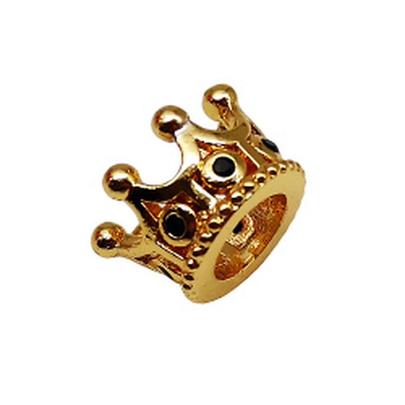 CZ Jewelry Crown Charms Accessories Brass Cubic Zirconia Crown Beads DIY Necklace Bracelet Parts for Bracelet Jewelry  Making