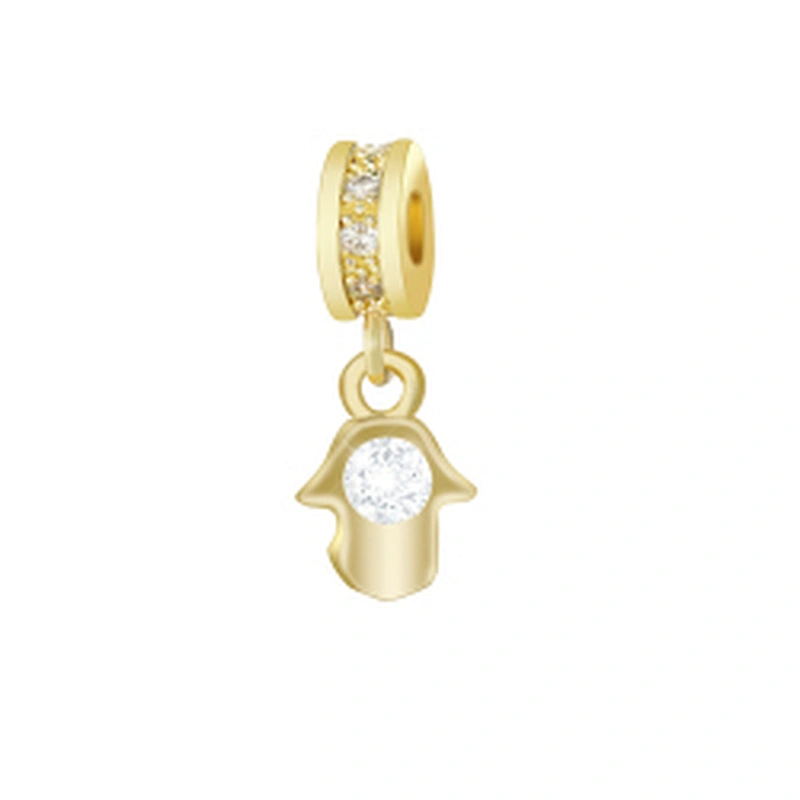 Beautiful Style  Bracelet Necklace Pendant Charms For Bracelet Making Jewelry CZ Pendant Charms