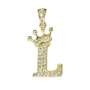 brass zircon charms for necklace making necklace charms for jewelry making jewelry pendants charms crown pave findings supplier