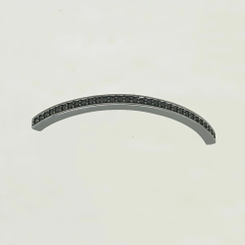 CZ Beads Earrings Accessories Brass Curve Tube Ladies Accessories Jewelry Bracelet Accessories Charms For Jewelry Making Bracele