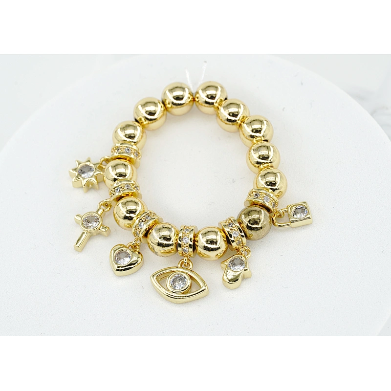 Beautiful Style  Bracelet Necklace Pendant Charms For Bracelet Making Jewelry CZ Pendant Charms