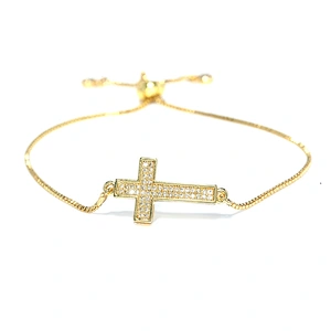 gold plated bracelet women pave bracelets cubic zirconia bracelet pulseras mujer pulseira accessories supplies for jewelry