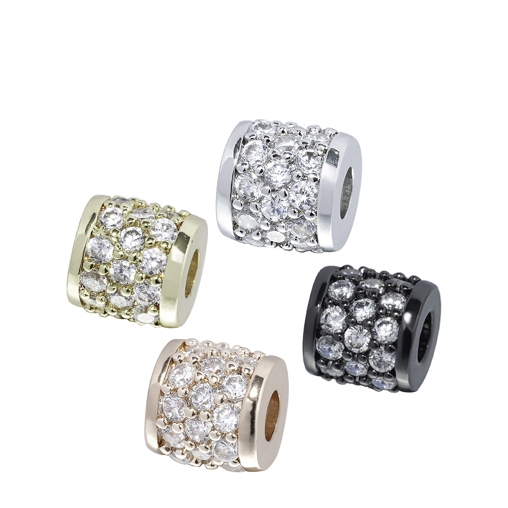 diy jewelry cz spacer bracelet spacer accessories for bracelets beads accessories supply for jewelry spacers for jewelry making