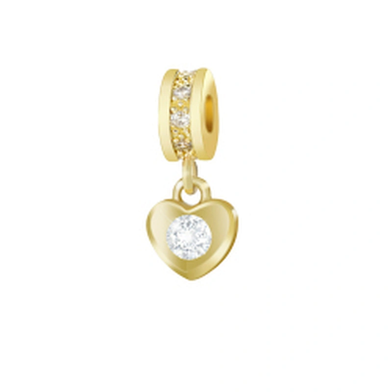 Beautiful Style  Bracelet Necklace Pendant Charms For Bracelet Making Jewelry CZ Pendant Charms