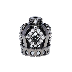 Fashion Style Crown Pendants Bracelet Necklace Pendant Charms For Bracelet Making Jewelry CZ Crown Pendant Charms